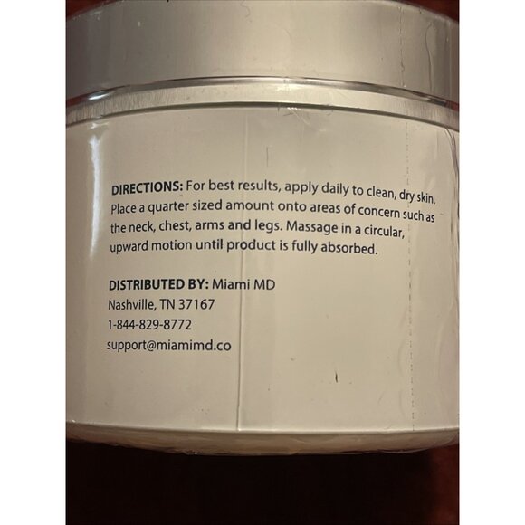 Miami MD Advanced Crepe Fix - For Firming & Body Repair Cream 6 fl. oz. New - Picture 2 of 5